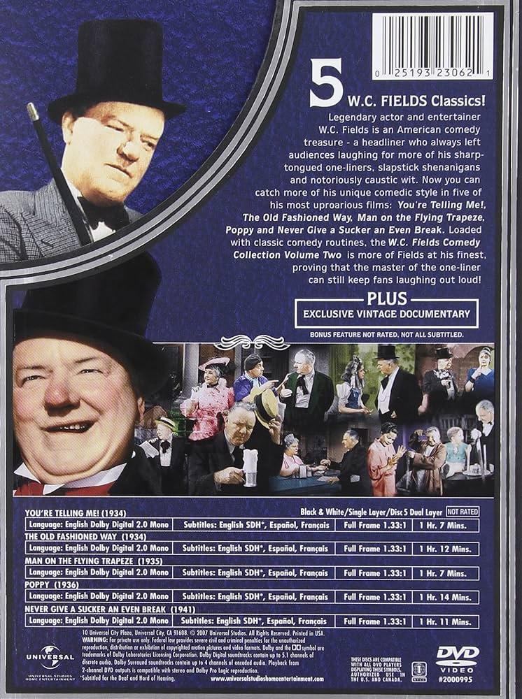 W. C. Fields Comedy Collection Vol. 2: Amazon.de: W. C.